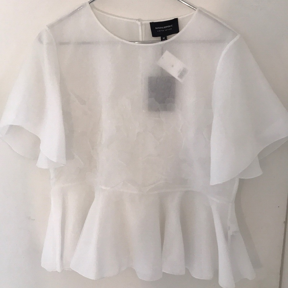 Banana Republic Limited Edition White Blouse